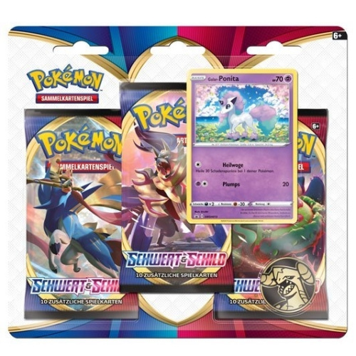 Pokémon Schwert und Schild 3-Pack Blister