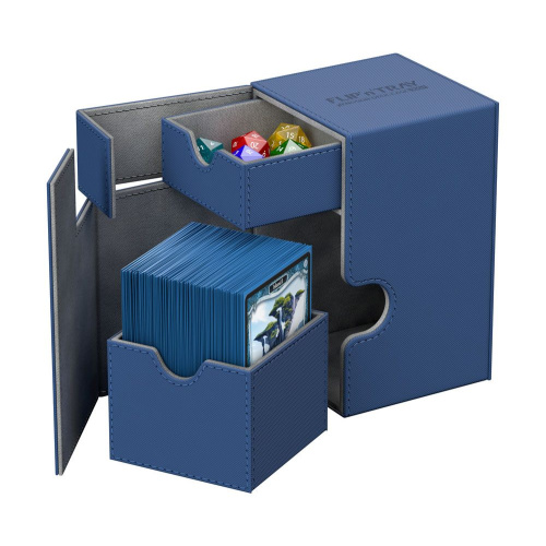 Ultimate Guard Flip´n´Tray Deck Case 100+ Standardgröße XenoSkin Blau