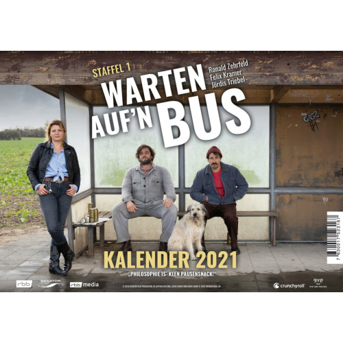 Warten auf´n Bus – Monatstischkalender 2021