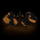 Oakie Doakie Dice W&uuml;rfel RPG-Set Glow in the Dark - Lava (7)
