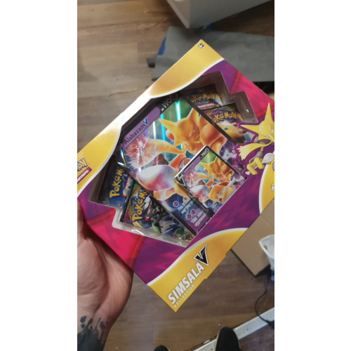 Pokémon - Simsala V ERRORBOX Misspackage Deutsch / Englisch Alakazam