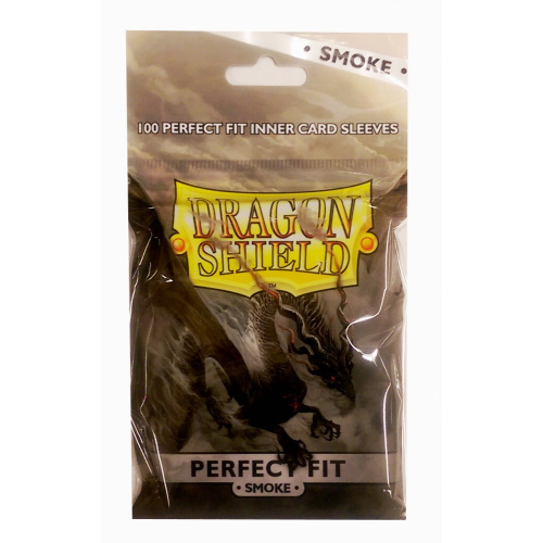 Perfect Fit Double Sleeves - Dragon Shield Smoked
