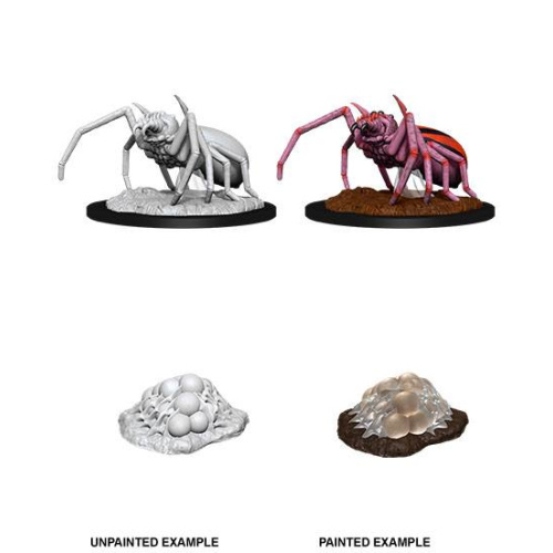D&D Nolzurs Marvelous Miniatures Miniaturen unbemalt Giant Spider & Egg Clutch