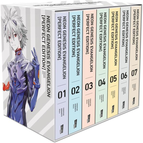 Neon Genesis Evangelion – Perfect Edition, Bände 1-7 im Sammelschuber mit Extras