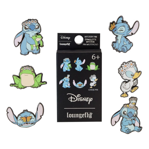 Disney by Loungefly Ansteck-Pins Lilo and Stitch Springtime Blind Box